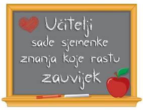 OBAVIJEST  – Dan učitelja